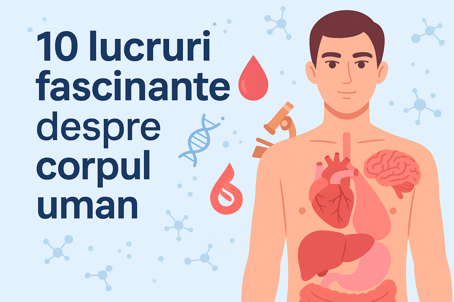 10 lucruri fascinante despre corpul uman