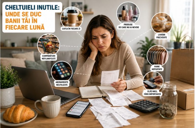 cheltuieli inutile – analiza cheltuieli lunare