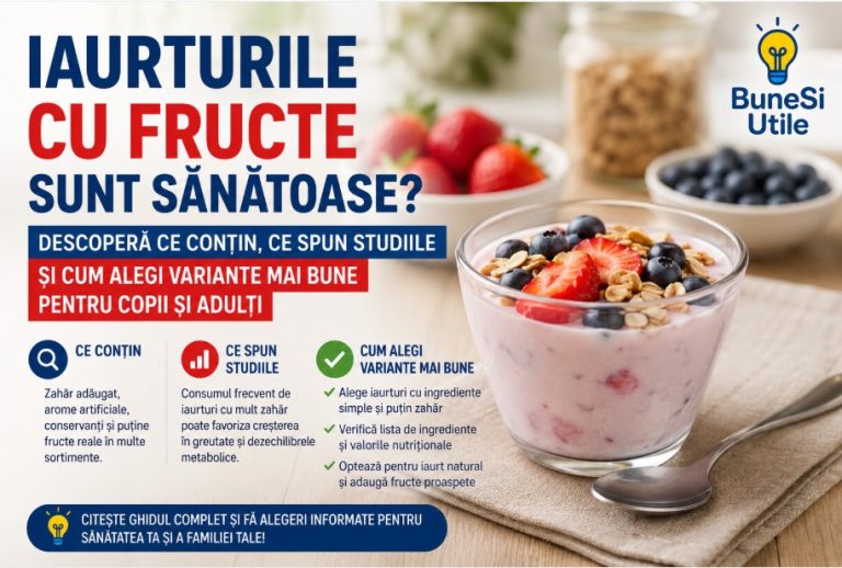 iaurturile cu fructe sunt sanatoase