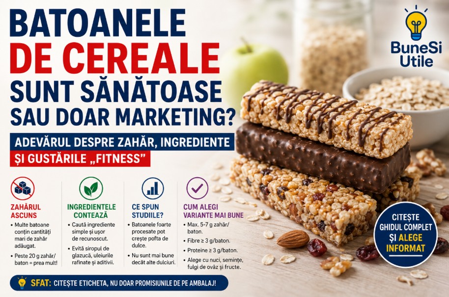 batoanele de cereale sunt sanatoase