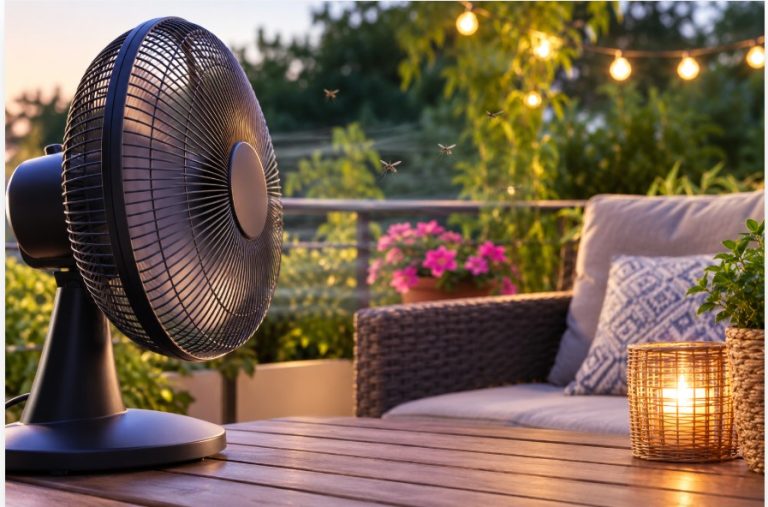 Ventilatorul alungă țânțarii? Cum funcționează trucul